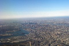 New York City Landing At LaGuardia 03 East River, Manhattan Island, Central Park, And Hudson River From Northeast